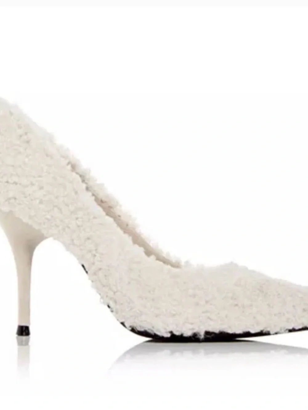 Brand new never worn Jeffrey Campbell Shearling pumps